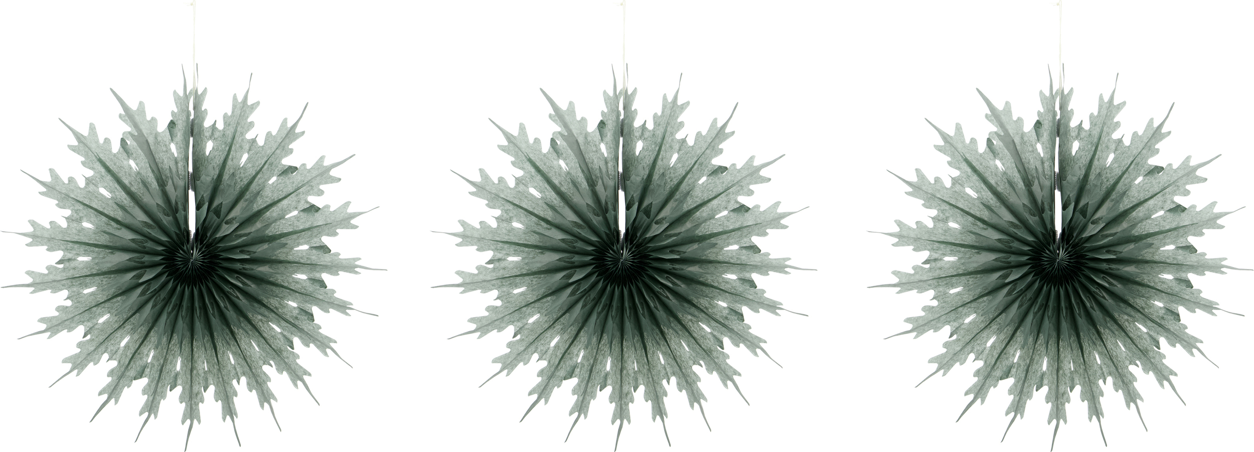 HDFold S Weihnachtsdekoration, grün, 3 St.