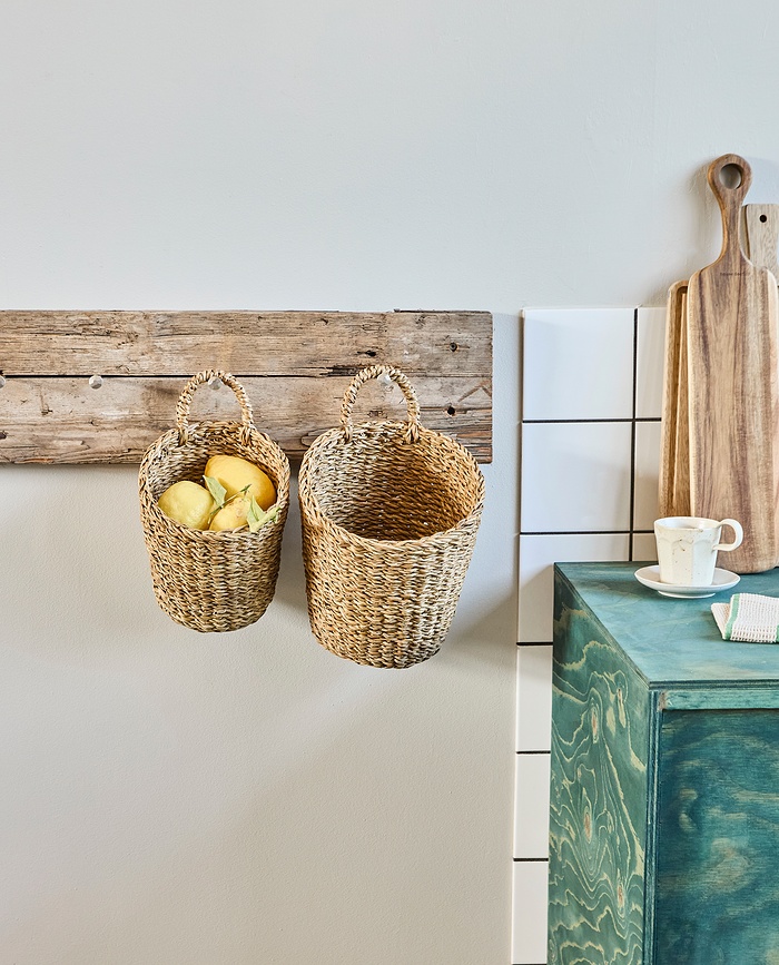 HDHere Košare za shranjevanje, oranžne, 2 kosa