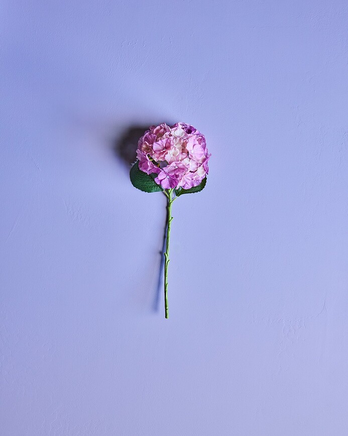 HDHydrangea Fleur artificielle, verte