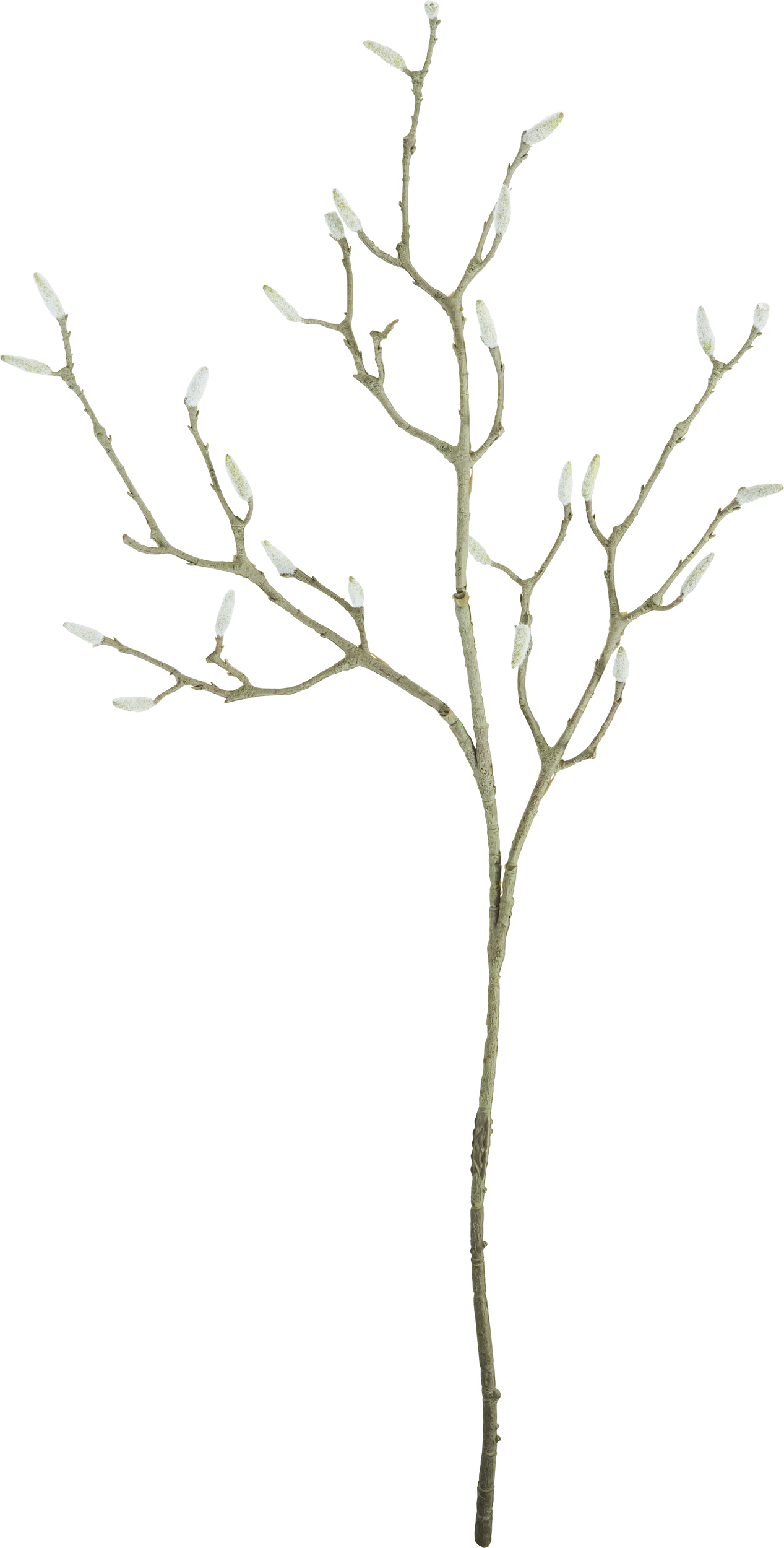 HDLeaves Kunstblume, braun-weiß