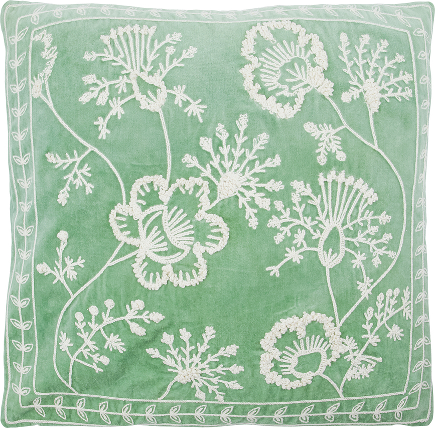 HDMano Housse de Coussin, 50 x 50 cm, menthe