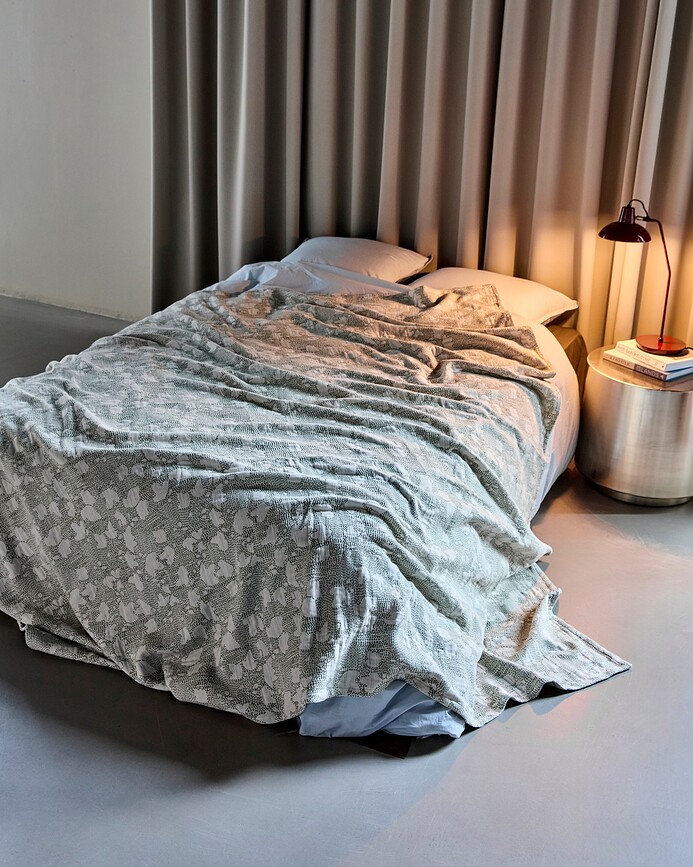HDMori Tagesdecke 250 x 250 cm, creme-khaki