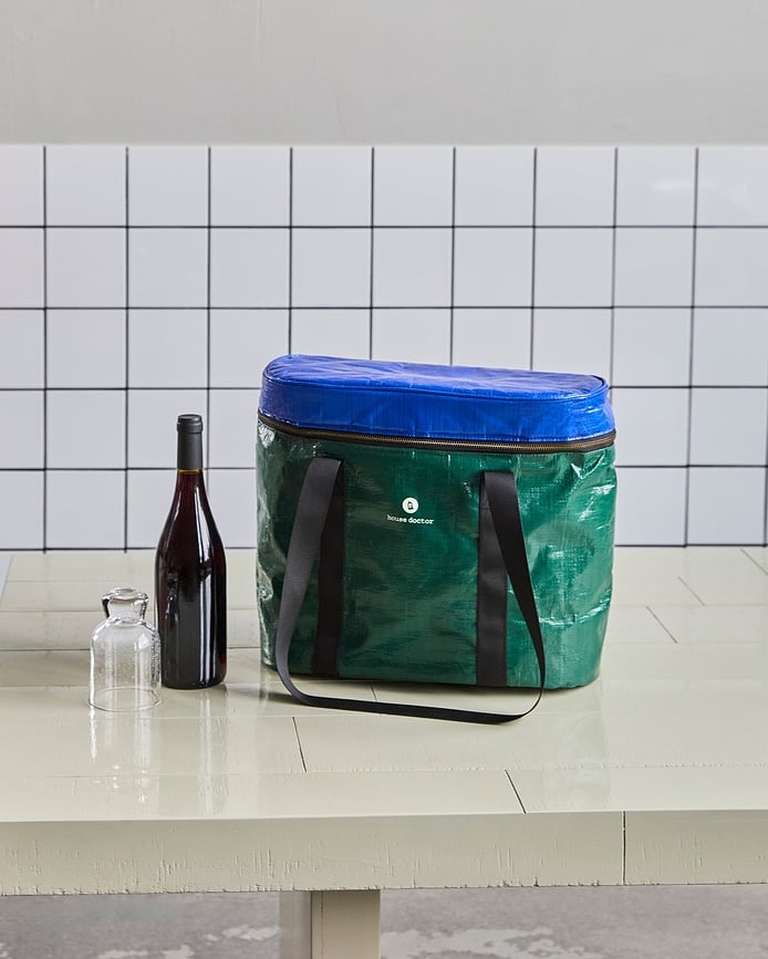 HDPicnic Θερμομονωτική Τσάντα, 38 cm, πράσινο-μπλε