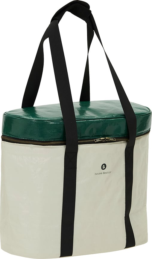 HDPicnic Θερμοτσάντα, 38 cm, κρεμ-πράσινη