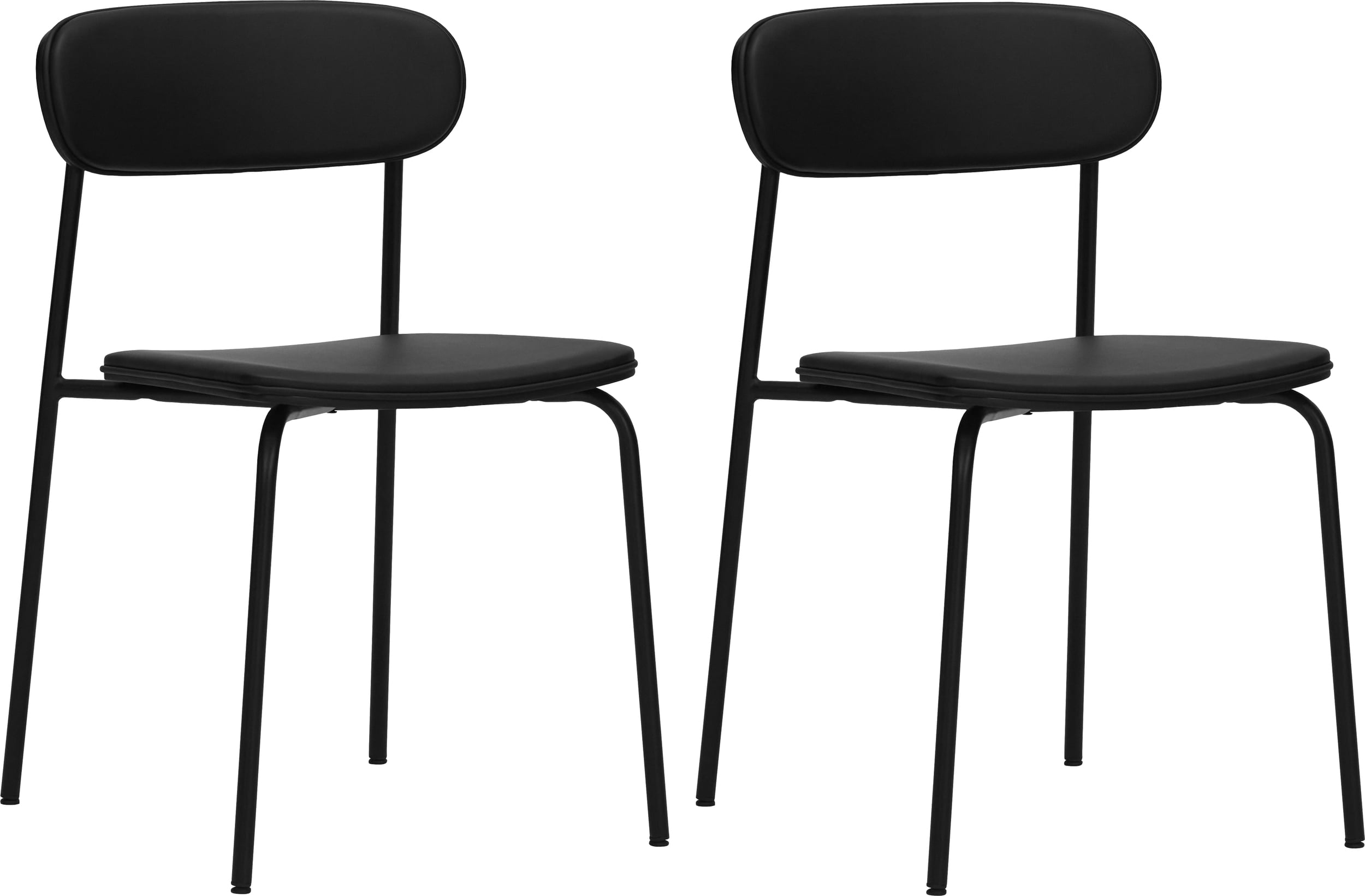 HDPova Stühle, schwarz, 2 St.