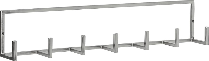 HDRack Κρεμάστρα επιτοίχια, ασημί