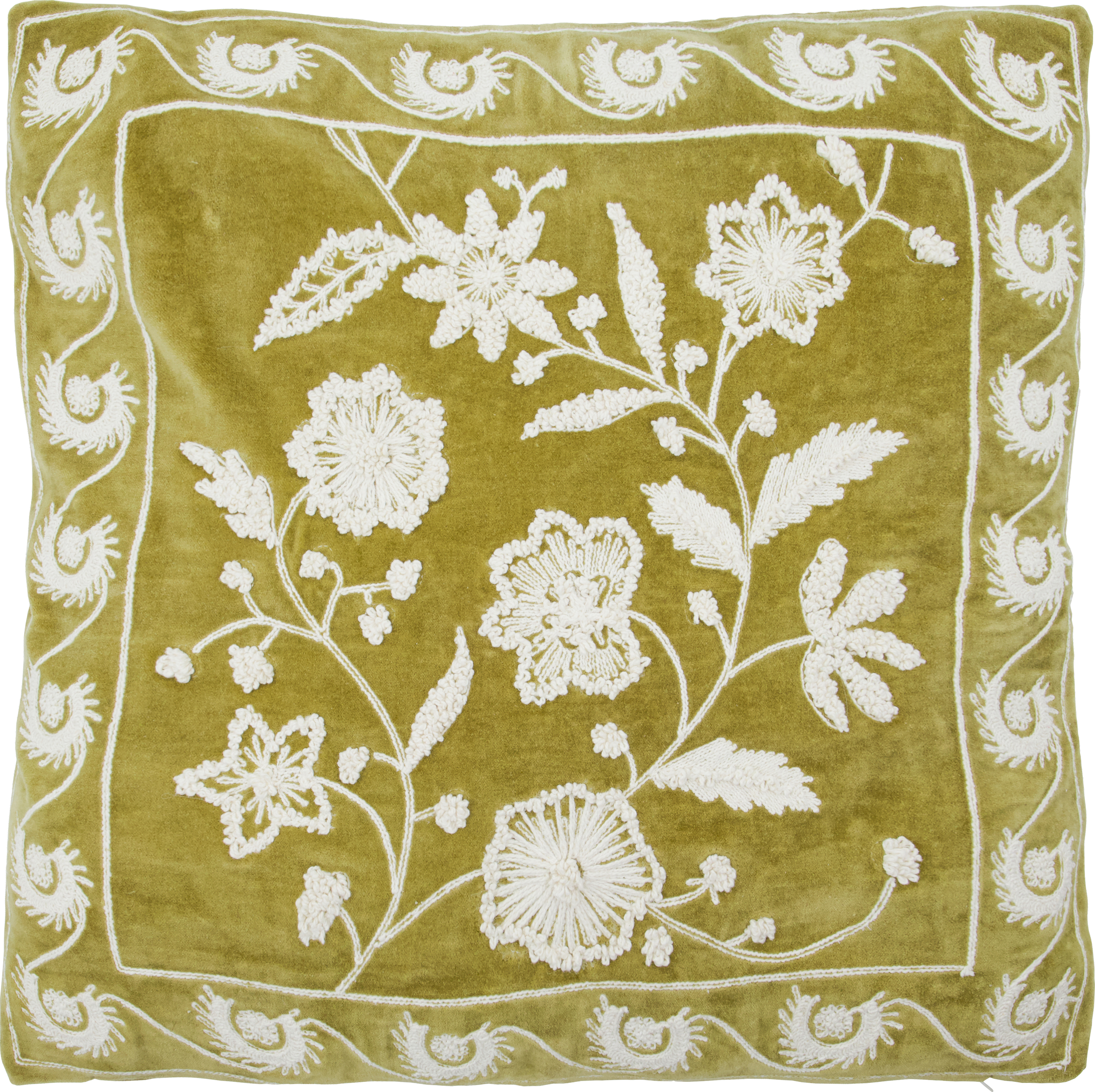 HDRica Kissenbezug 50 x 50 cm, senfgelb