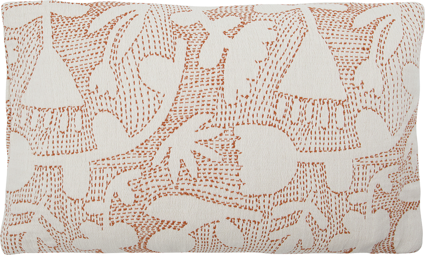 HDSari Prevleka za vzglavnik, 30 x 50 cm, kremno-oranžna