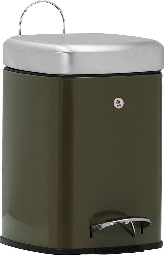 HDSort Κάδος Απορριμμάτων με πεντάλ, 29,5 x 27,5 εκ., χακί
