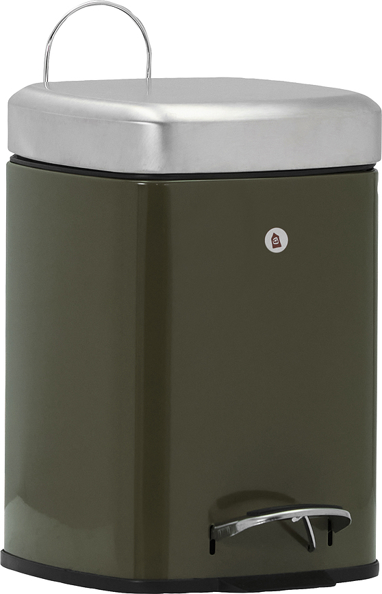 HDSort Koš za Smeće s pedalom 29,5 x 27,5 cm kaki