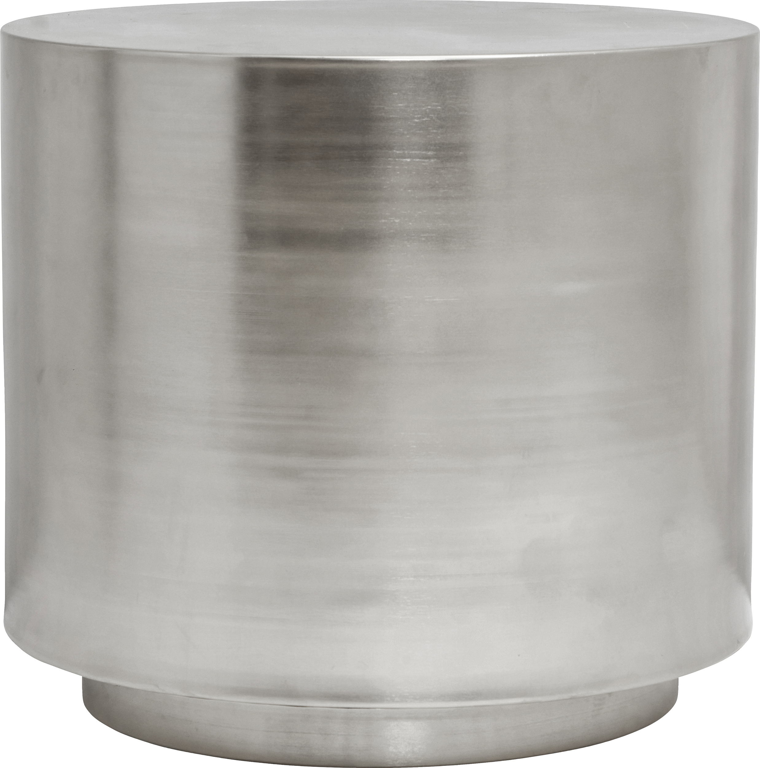 HDStep Couchtisch rund 45,5 cm, silber