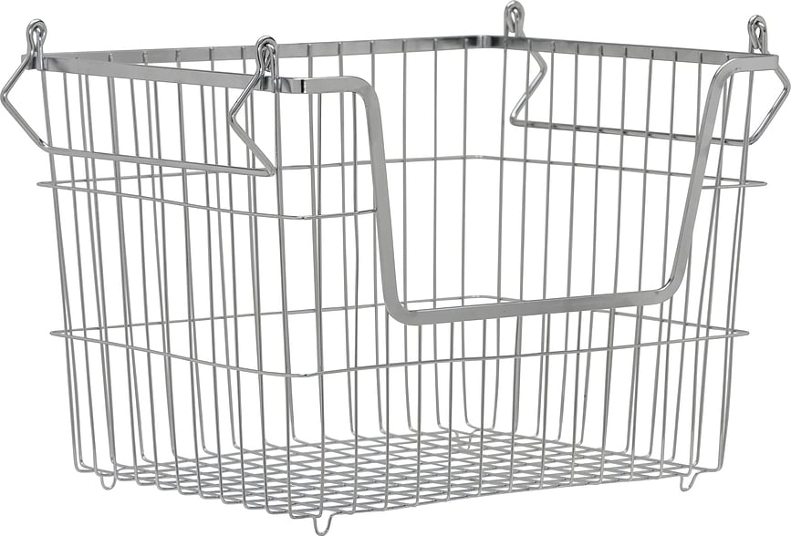 HDTaw Καλάθι Αποθήκευσης, 18 x 32 cm, ατσάλινο