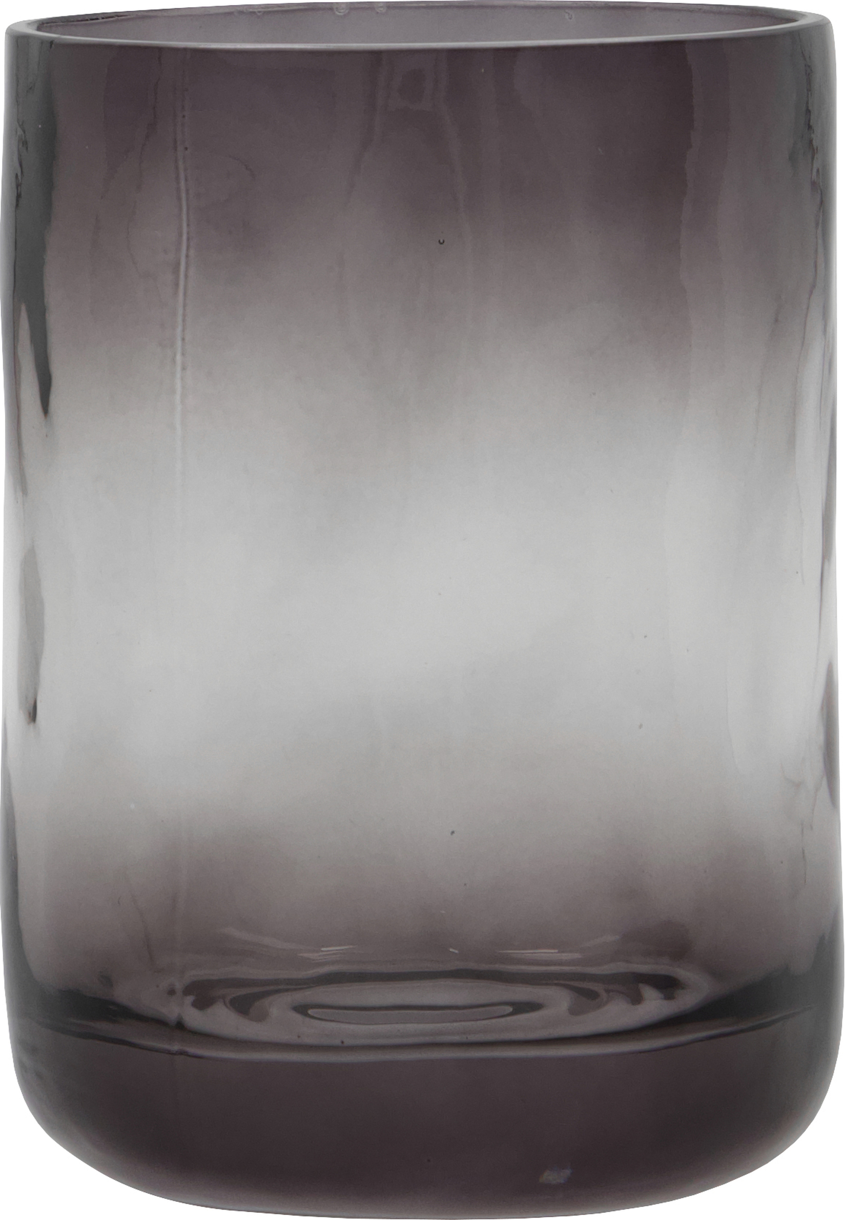 HDWah Zahnputzbecher grau, Glas