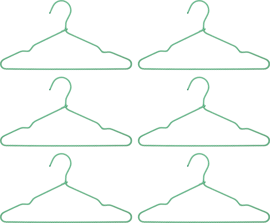 HDWire Cintres, Lot de 6