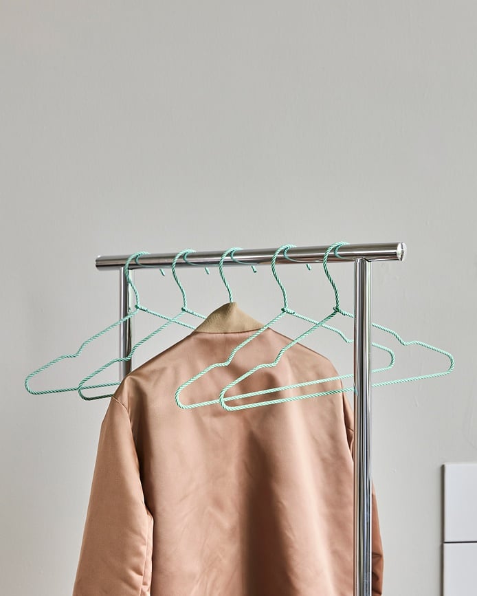 HDWire Obešalniki, zeleni, 6 kosov