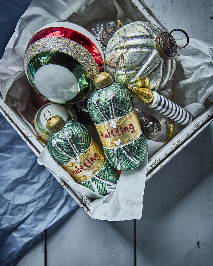 HDWrench Χριστουγεννιάτικα Στολίδια, σκούρα πράσινα, 2 τμχ