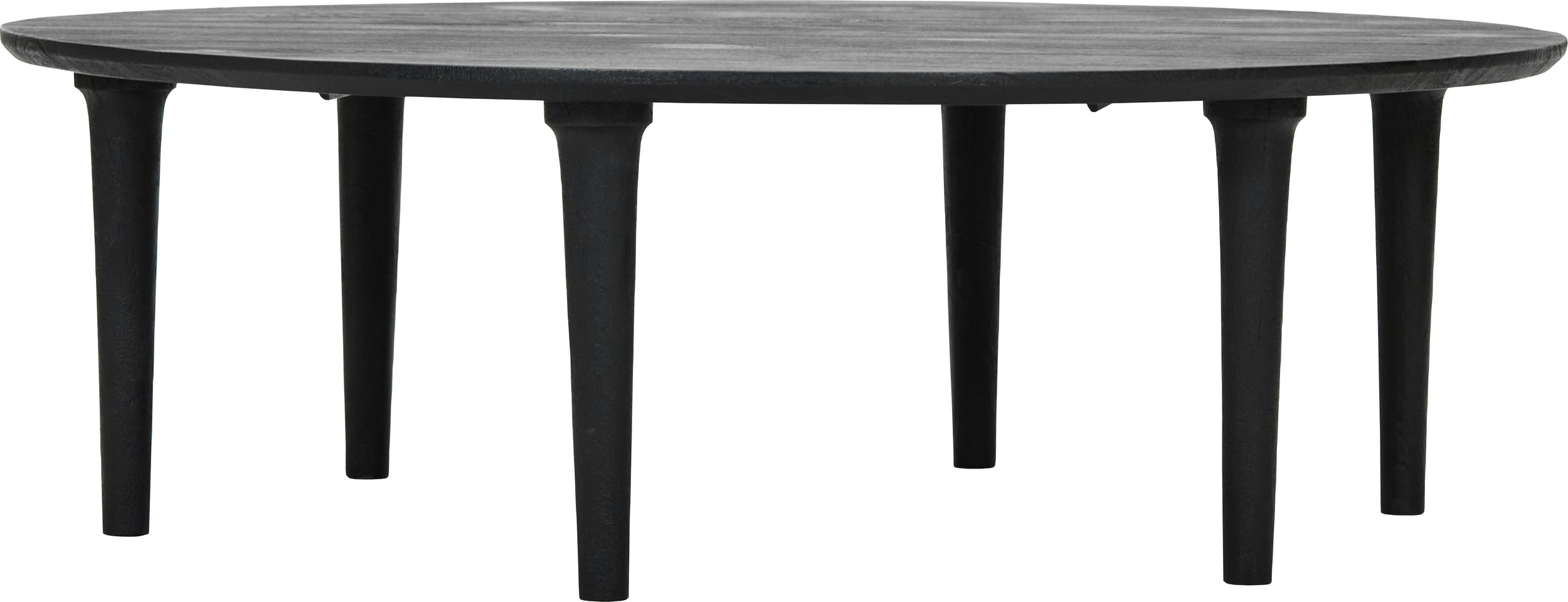 HDZanzi Couchtisch rund, schwarz