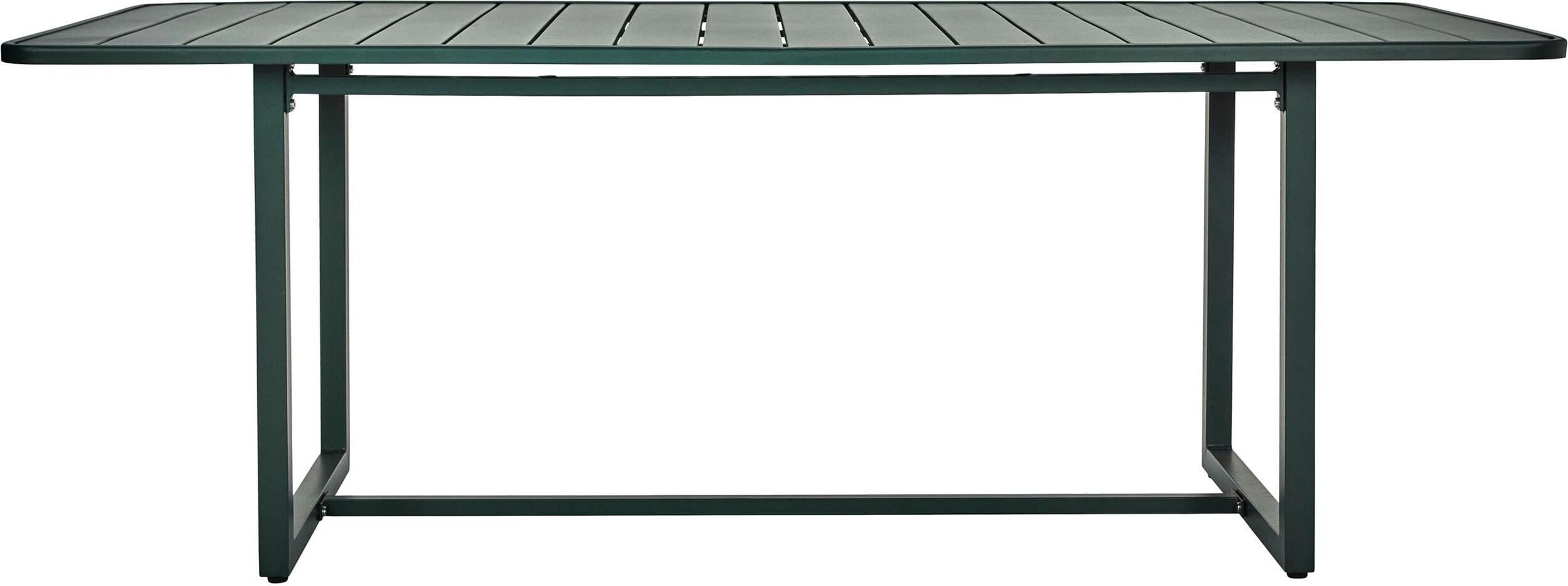 Helo Gartentisch 90 x 200 cm rechteckig grün