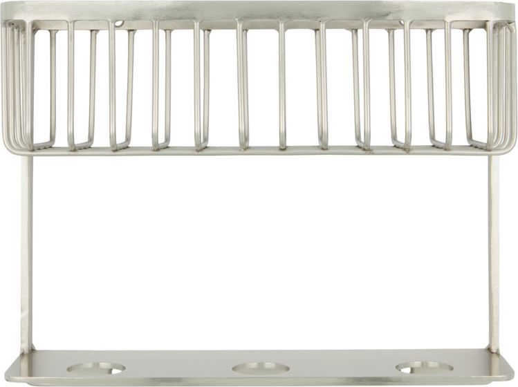 House Doctor Badezimmerablage 25,5 cm silberfarben