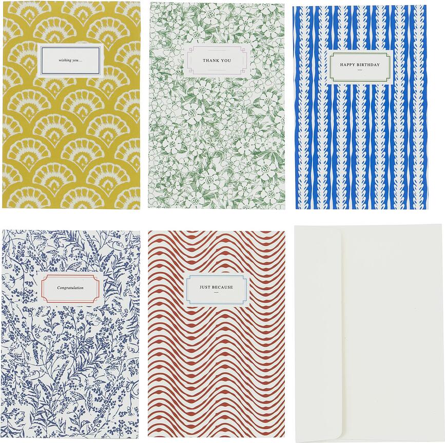 House Doctor Cartes de Vœux avec enveloppes, Lot de 10