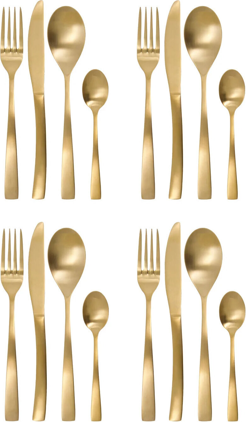 House Doctor Golden Besteckset, 16-teilig