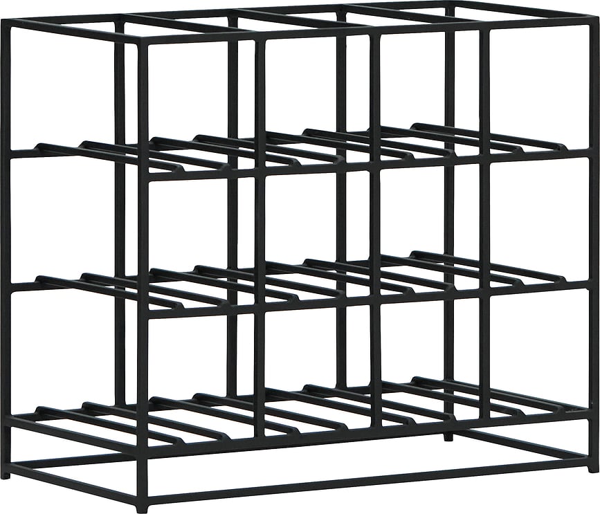 House Doctor Κάβα κρασιών, 35 x 41 εκ., μαύρη