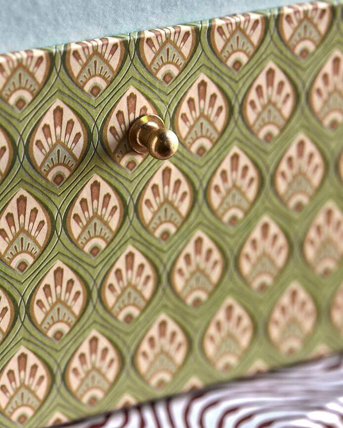 House Doctor Keep Kutije za Pohranu crvene i kaki 2 kom.