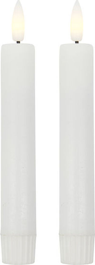 House Doctor LED Sveče, 16 cm, bele, 2 kosa