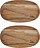 House Doctor Plateaux de Service 22,5 cm, en bois, Lot de 2