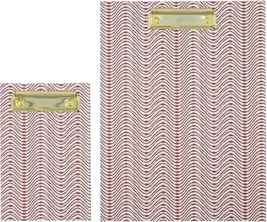 House Doctor Podloge za pisanje s klipsom crvene 2 kom.