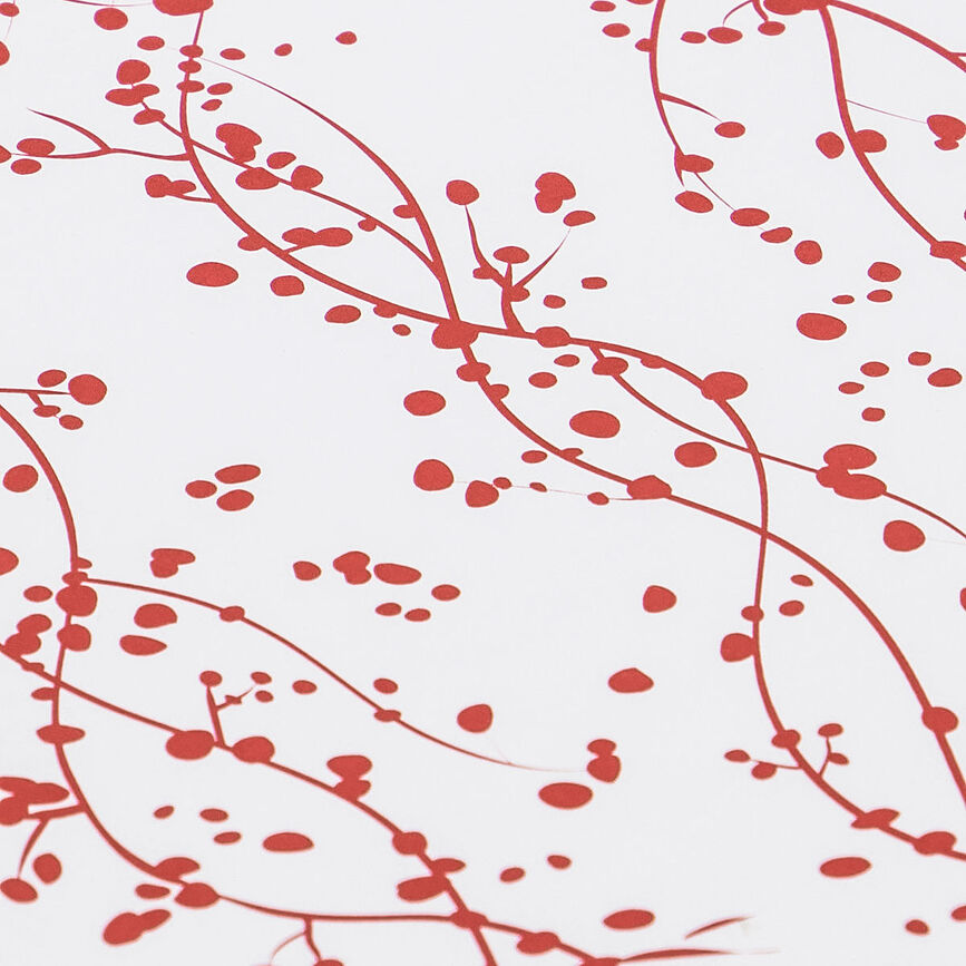 House Doctor Serviete papirnate, z motivom jagodnih vejic, 40 kosov