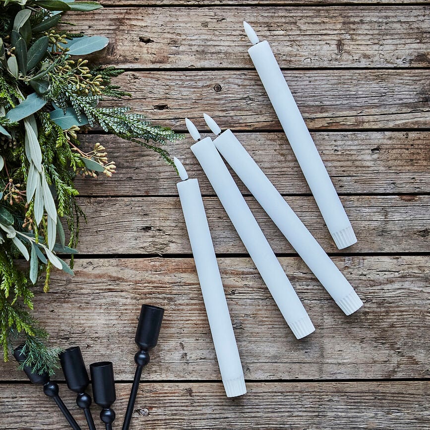 House Doctor Svijeće LED 16 cm bijele 2 kom.