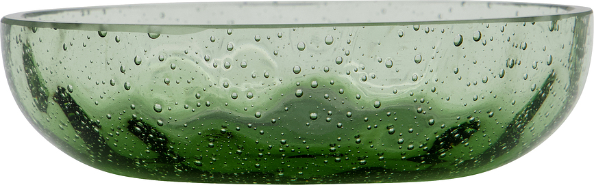 Jabonera de cristal HDWah, verde