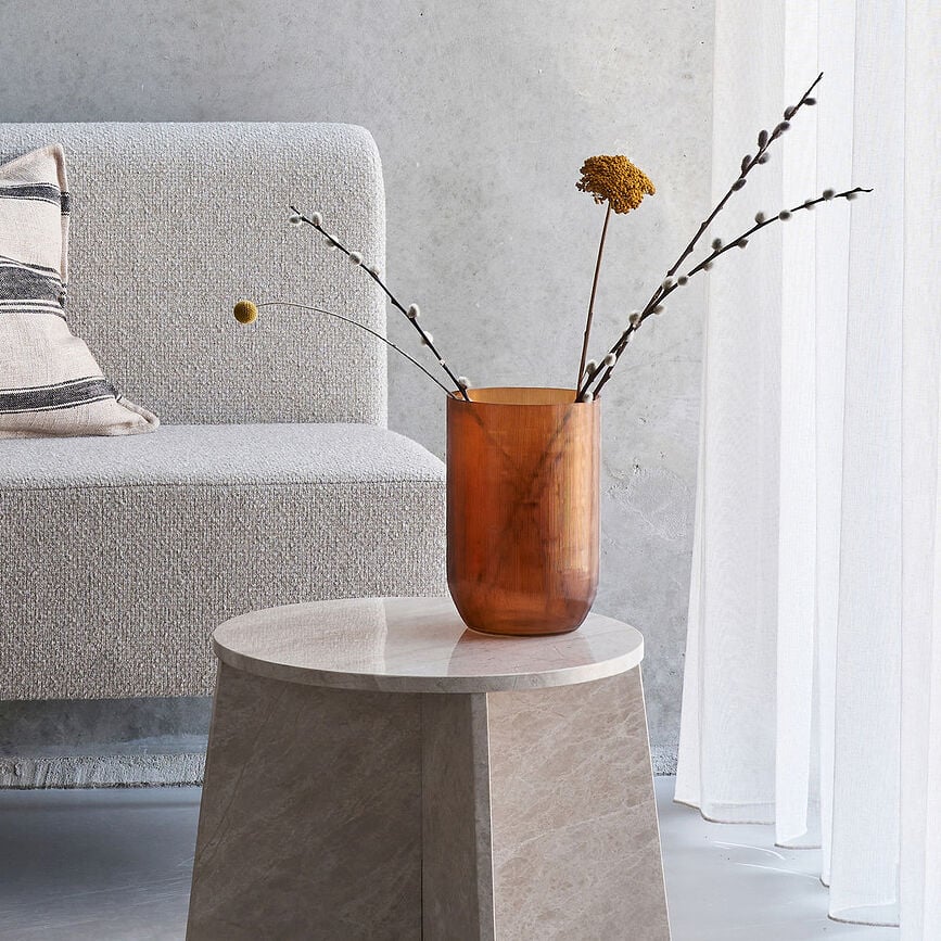 Jarrón Amka, ámbar