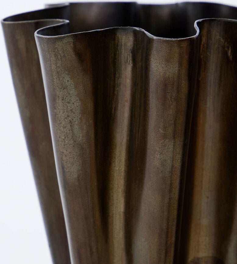 Jarrón Flood, bronce antiguo