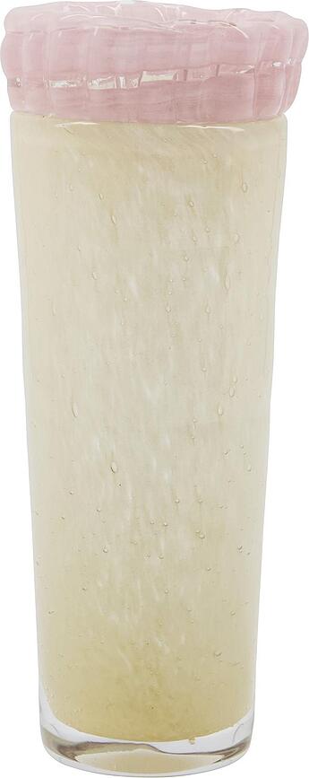 Jarrón Kupla, 19 cm, beige