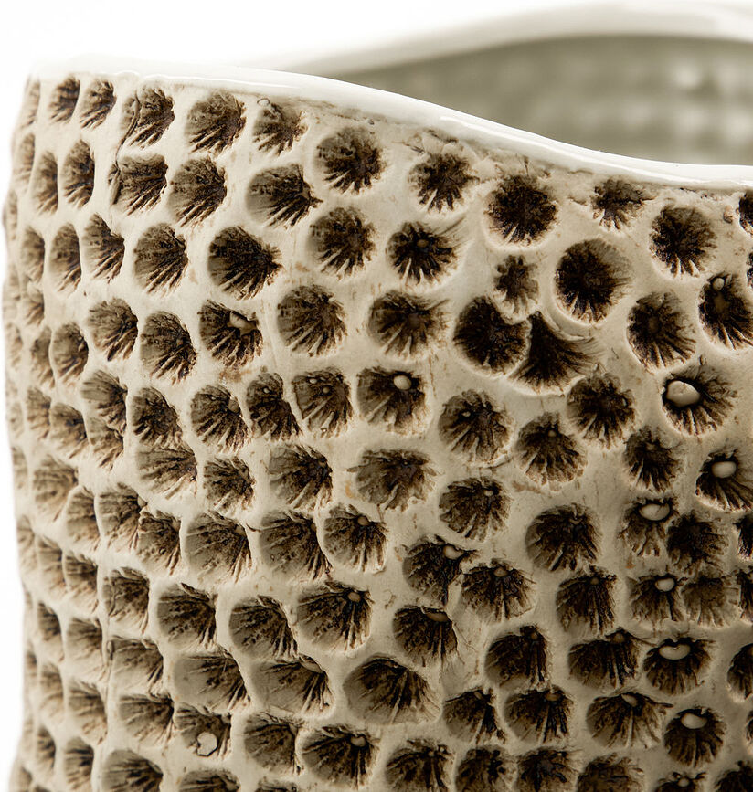 Jarrón Pan, 29 cm, beige