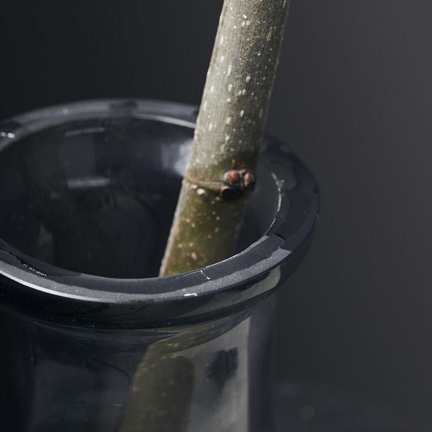 Jarrón Tinka, 51 cm, marrón