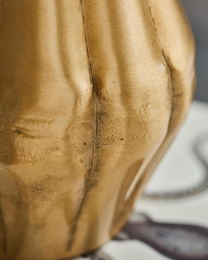 Jarrón Violet, 20 cm, dorado