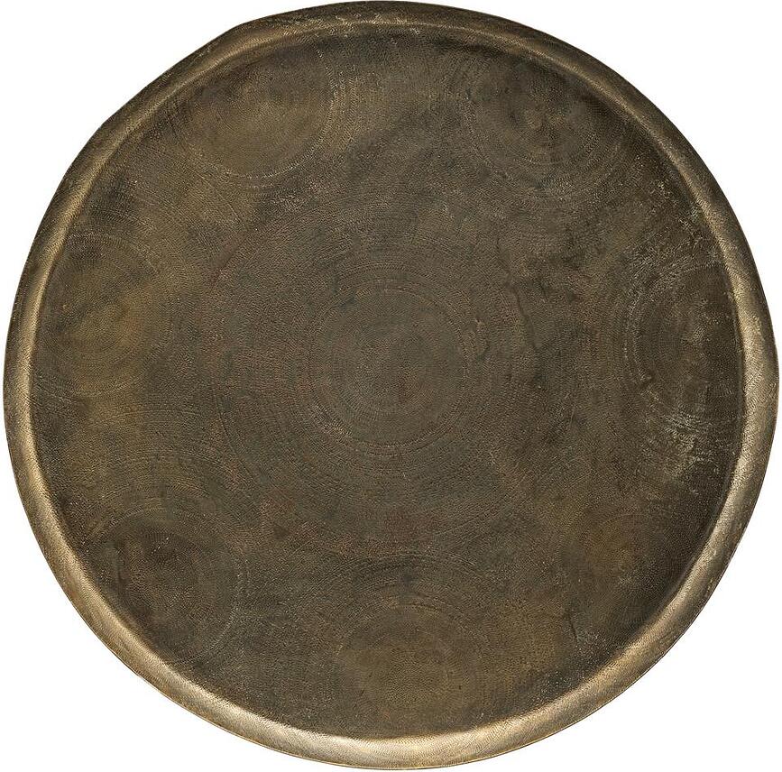 Jhansi antik sárgaréz Tálca 80 cm