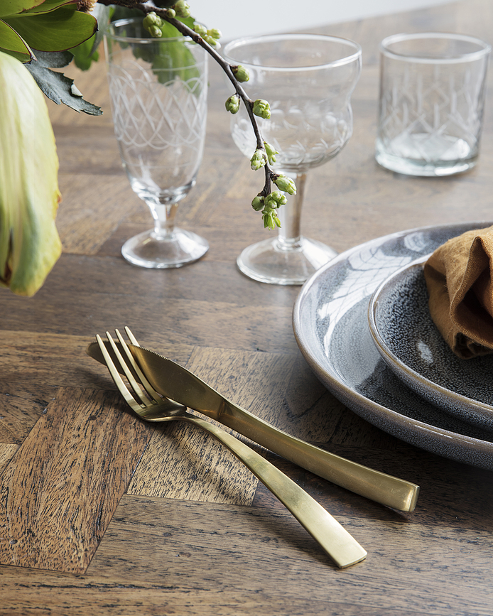 Juego de Cubiertos Golden, Set de 16 piezas