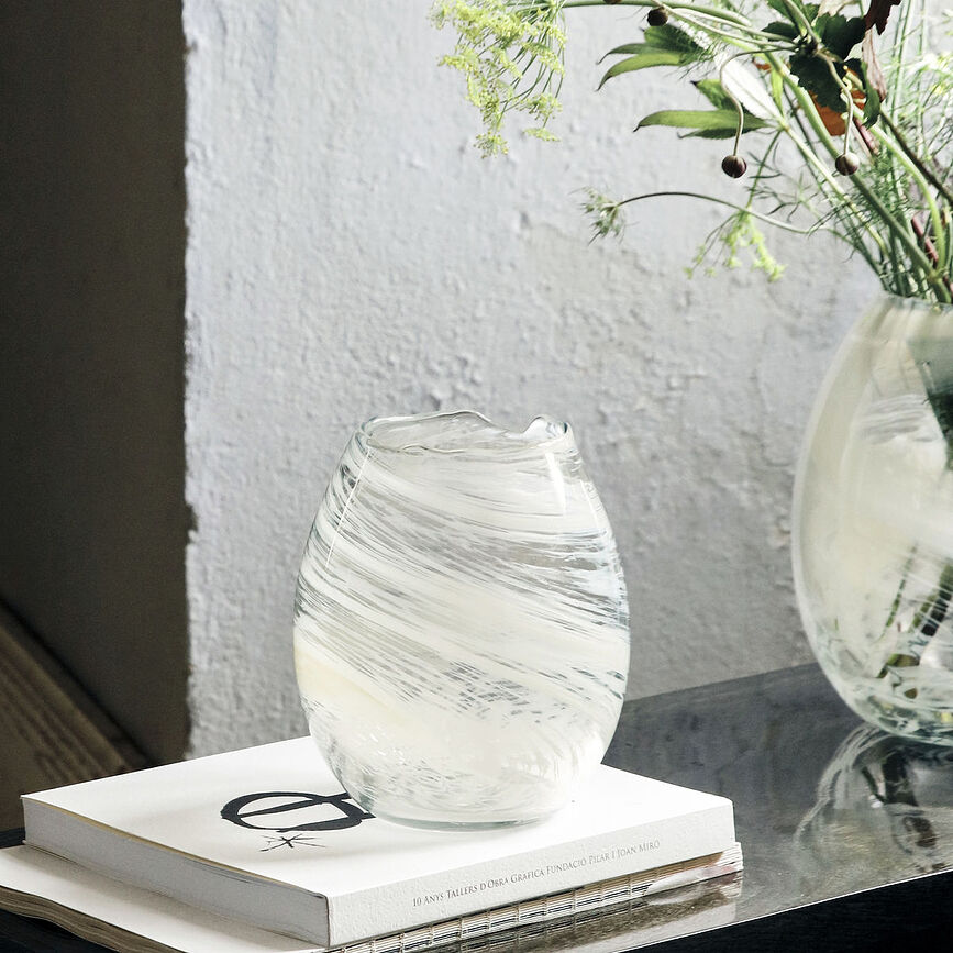 Jupiter Vase, 20 cm, vert clair