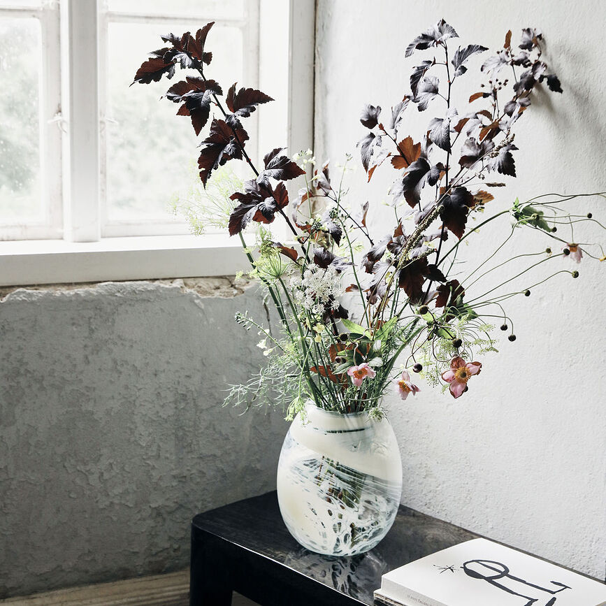 Jupiter Vase, 20 cm, vert clair