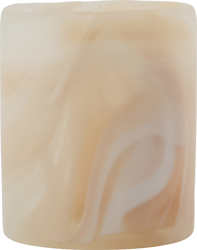 Kae Photophores pour bougies chauffe-plat, beiges, Lot de 2