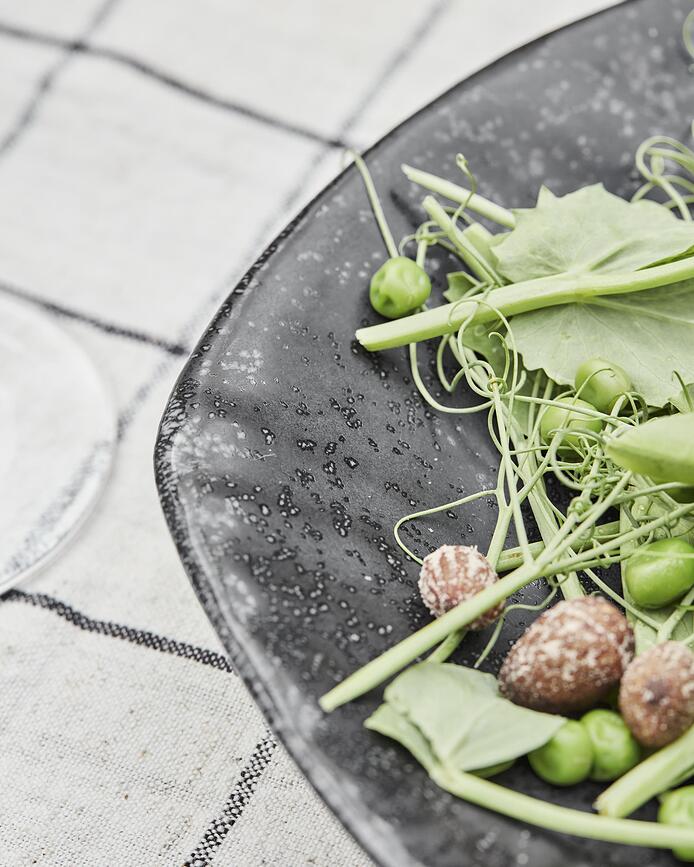 Kala Krožnik za serviranje, 26,5 cm, črn