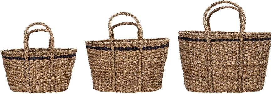 Laine Košare za Pohranu prirodne 3 kom.