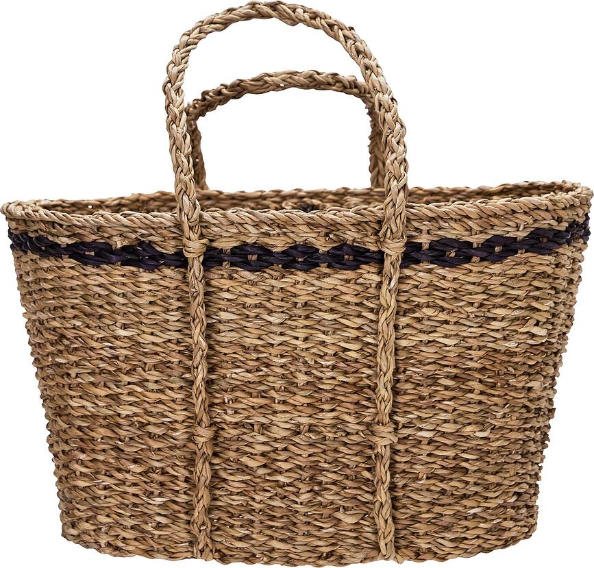 Laine Paniers de Rangement, naturels, Lot de 3