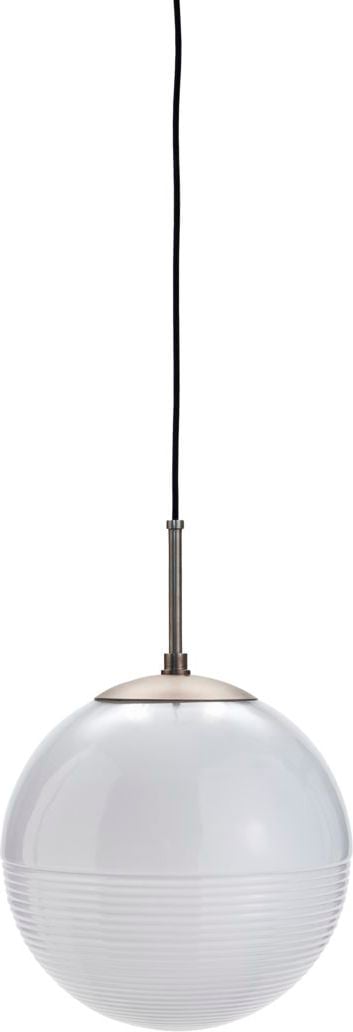 Lampa wisząca Halda 30 cm biało-brązowa