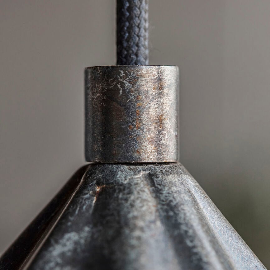 Lámpara Colgante Flola, 30 cm, bronce antiguo