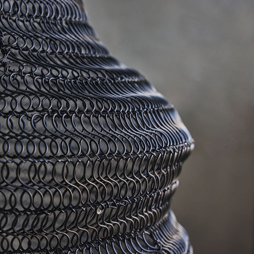 Lámpara Colgante Mesh, 30 cm, negra
